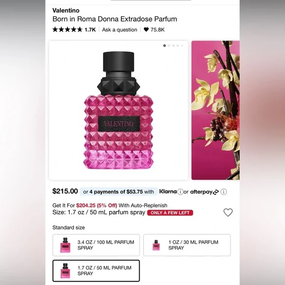 Valentino Extradose 50ml - Picture 5 of 5